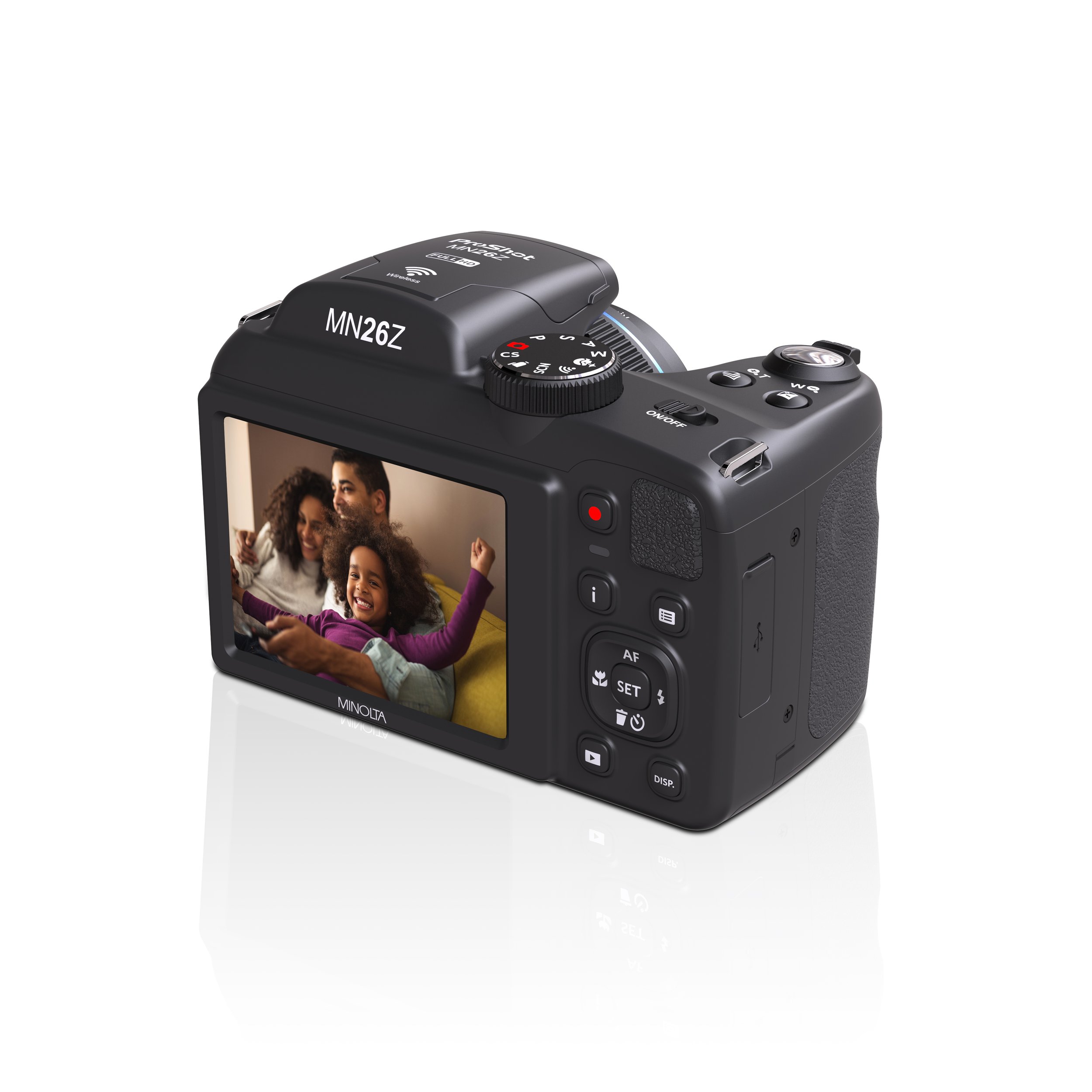 MN26Z 20MP 26X Optical Zoom WiFi Bridge Camera — Minolta Digital MN26Z 20MP 26X Optical Zoom WiFi Bridge Camera — Minolta Digital